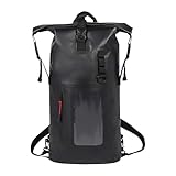 Generisch Dry Bag Backpack, Beach Dry Bags, 11.02x6.3x25.98 Inches Size Waterproof Sack 30l, Portable Roll-Top Pack, for Kayaking Boating, Camping, Travel, Hiking, Family