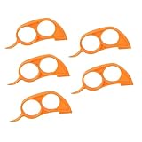 Orangenschäler,Orangenschälwerkzeug - 5X Obstöffner - Gemüseschneider, Obstschälwerkzeuge, Küchenhelfer für Zitrus Grapefruit Orange