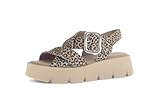 Gabor Damen Plateausandalen, Frauen Sandalen,Plateausandaletten,Dicke Sohle,bequem,Sommerschuhe,Freizeitschuhe,Natur (So.Sabbia),38 EU / 5 UK