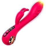 PLNTLE G-Punkt Vibrator mit Digitalanzeige - 9 Frequenzen Wasserdichter IPX7 Silikonvibrator für Frauen und Paare, Klitorisstimulator USB Magnetische Aufladung, Sexspielzeug Reisemassagegerät