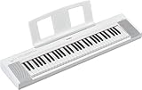 Yamaha NP-15 Piaggero Digital Keyboard – Leichtes und tragbares Keyboard mit 61 anschlagdynamischen Tasten und 15 Klangfarben