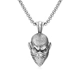 ZEZEZ Hip-Hop-Halskette mit Gorilla-Anhänger for Damen und Herren – Punk-Kettenschmuck aus Edelstahl, 65 cm verstellbar, Streetwear-Geschenk for Freizeit und Party(A)