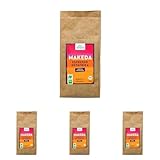 Herbaria MAKEDA Bio Espresso gemahlen 250g – Naturland Fair zertifiziert aus Ostafrika – Röstaromen mit Kakao- & Eichenholz-Noten – Bio Kaffeebohnen gemahlen für die Siebträger und Espressokocher