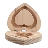 TOPPERFUN 16Stücke Kompakter Ätherischer Ölhalter aus Holz im Herzlichen Design Tragbare Holzbox für Flaschen Ätherischer Öle Aufbewahrungslösung für Zuhause und Unterwegs