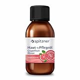 Spitzner Aroma Haut- & Massageöl (125ml): Stimulation und Frische für Ihre Haut (Grapefriut-Minze)