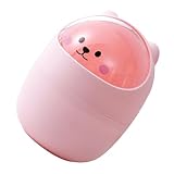 MUSISALY Kreativer Mini Mülleimer Für Den Schreibtisch Niedliche Cartoon Mülltonne Aus Hochwertigem Ideal Für Büro Zuhause Und Als Stylische Deko Für Stiftehalter