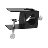 DECOMELODY Verstellbarer Metallhalter für Gartenfackeln und Feuerfackeln Außen Stabile Klammerbefestigung für Deckgeländer Langlebiger Fackelhalter zur Sicheren Befestigung im Außenbereich