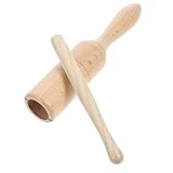 FIXOSHEE Holz Guiro Percussion für Stabiles Pädagogisches Musikinstrument Klarer Klang Einfach zu Lernspielzeug für Kleinkinder und Anfänger