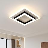 Comely LED Deckenleuchte, 30W Moderne Deckenlampe LED Natural Licht 4500K, Design Quadratisch Acryl Deckenbeleuchtung für Schlafzimmer Wohnzimmer Küche Korridor