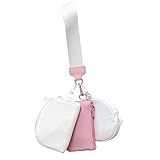Schlüsselanhänger-Geldbörse – kleine Handgelenk-Geldbörsen – personalisierte Handgelenk-Geldbörse – abnehmbare Damen-Tasche mit Armband | Nylon-Schlüsselanhänger | Damen-Schlüsselring Münzfach für den