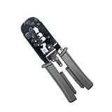 SEWOART 8P 6P 4P Multi Funktions Crimpzange Mit Tester Für Netzwerkkabel Kabelfräser Für Telefon Und Datenleitungen Professionelle Anwendung Ergonomisches Design