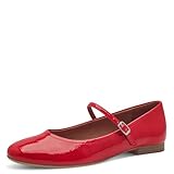 Tamaris Ballerina Damen Vegan Elegant rot,EU 40