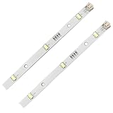 Tomedeks 2‑er Set LED Innenleuchten für Kühlschrank – kompatibel mit RONGSHENG/HISENSE E349766, MDDZ‑162A 1629348, 12 V DC, 2 W, Ersatzlampe für Kenwood KIFF5017/KIFF5020