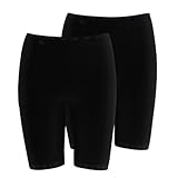 sloggi Damen Basic+ Long 2P, Black, 50