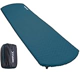 KeenFlex Camping Isomatte Schlafmatte Selbstaufblasend 4cm dick Leicht Wasserresistente Camping Luftmatratze zum Wandern, Backpacking, Outdoor (Petroleum)