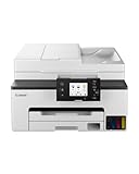 Canon MAXIFY GX2050 Drucker für den Heimgebrauch & Büro – Farbdrucker & Scanner All-in-One Kabellos | MegaTank Tintenstrahldrucker, Kopierer, Scanner & Fax | WLAN, Ethernet & USB-Verbindung A4-Drucker