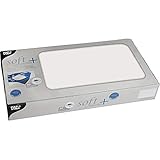 Papstar, 20 Mitteldecken, stoffähnlich, Vlies 'soft selection plus' 80 cm x 80 cm weiss, #84914, Weiß