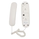 VGEBY Praktische Wandtelefon-Steuerungsschnittstelle, Klare Anrufqualität für Hotel, Zuhause, ABS-Material (White)