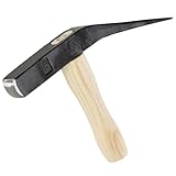 RUTHE Pflasterhammer Esche, Berliner Form ES 1500g | Robust & Ergonomisch für Bau, Handwerk | Ideal für Pflasterer, Maurer, Steinmetze | Langlebig, Effizient & Präzise