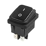 MotiveTech Mini Kippschalter, 16 A, 250 V, Ersatz, Wasserdicht, Rechteckig, 2 Positionen, für Schiffsinstrumente Und Motorräder.