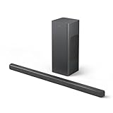 Philips TAB6309 Soundbar 2.1 mit drahtlosem Subwoofer - 2,1 Kanal 320W, DTS Virtual X, Bluetooth 5.4, HDMI ARC, optische Verbindung und USB-Konnektivität - Dunkelgrau
