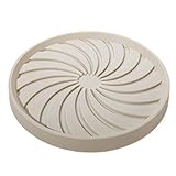 Pflanztopf mit Rädern und Wasserschale, universal, unsichtbare Riemenscheibe für den Innen- und Außenbereich, mobiler Blumentopfhalter, Gartenwerkzeug (weiß, 33 cm)