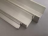 IndustryEU Aluminium Alu U-Profil U-Schiene C-Profil Aluprofil 20mm x 20mm x 2mm, Länge-200cm, Schweißbar, Eloxierbar, Zerspannbar, Maschinenbau, Messebau, LKW-Aufbau, Architektur, Klimatechnik