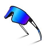 FEISEDY Jugendliche Kinder Sportbrille Polarisierte 6-15 Jahre Fahrradbrille UV400 Schutz Sport Sonnenbrille für Jungen Mädchen B4163