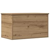 vidaXL Aufbewahrungsbox mit Deckel Artisan Eiche 60x35x35 cm Ingenieurholz