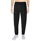 AUYAO Jogginghose Herren Sporthose Herren Pants Lange Sport Hosen Lang Herren Hose mit Taschen Kordelzug Freizeithose Trainingshose für Urlaub Yoga Gehen Alltag Jogger Sweatpants Sweathose Schwarz XL