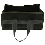 NUOBESTY Werkzeugkasten Beutel Werkzeug-organizer-tasche Gepolsterte Werkzeugtasche Leinentasche Aufbewahrungstasche Werkzeugtasche Für Elektriker Groß Segeltuch Dark Green