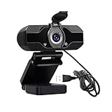 AYJYZHIAG 1080P Full HD-Webkamera, manuelle Computerkamera mit Universalclips, passend for Laptops, Desktops, Monitore, Webcam Mikrofon