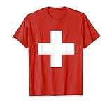 grosses Schweizer Kreuz T-Shirt