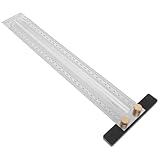 VILLFUL Förmiges Anreißlineal Holzwerkzeug Zimmermannswinkel Präzisionslineal Anreißwerkzeug für Holzbearbeitung und Schreinerarbeiten mit Langlebiger Konstruktion