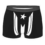 Taille Hüft-Shorts Puerto Rico Flagge Boxershorts Herren Classic Unterwäsche Personalisiert Unterwäsche Herren Für Papa, Mann, Junge S