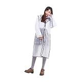 WESIEVYA Regenmantel Für Erwachsene Mit Kapuze Regenjacken Übergroßer Regenmantel Regenponcho-Regenmantel Regenmantel Damen Regenmäntel Regenponchos Für Erwachsene Regenjacke Herren Black