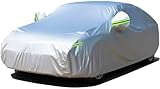 Big Ant universal Autoabdeckung Vollgarage car Cover Abdeckplane Auto Garage Wasserdicht Autoplane Outdoor Staubdicht Autohülle Ganzgarage für universal Auto im Winter & Sommer (490 * 180 * 130 cm)