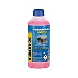 Rain-X Waschflüssigkeitszusatz - Scheibenwaschflüssigkeit mit Regenabweiser - Streifenfreie Reinigung - 500 ml