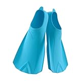 Silikon-Schwimmflosse, Schwimm-Trainingsflosse, Reisegröße, Schnorchelausrüstung für Kinder, Teenager, Erwachsene, Frauen und Männer, Reisegröße