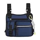 Brustgurt - Leichter Wander- Und Kletterrucksack - Multifunktionales Leichtes Vest Mit 3D-Schnitt & Mehreren Taschen Für Outdoor, Fitness, Wandern Und Sport