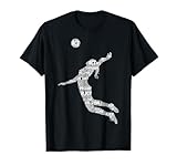 Volleyball Mädchen Volleyballerin Frauen Damen T-Shirt