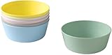 Ikea 204.613.78 Kalas 6 Stück Kunststoff Schalen Schalen Mehrfarbig Pastell