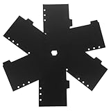 BEBEMOKO 6 Blätter Teiliges Pp trennblätter für Ringbücher Schwarze Ordner registerseiten Langlebige und Leichte Notebook seitentrenner für Büro Schule und Planer