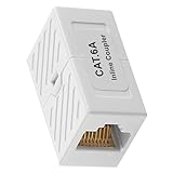 Netzwerkstecker RJ45 Cat6 Cat6A Ethernet Kabel Extender Integrierter Koppler für Home Office für mehrere Geräte