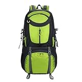 BOGAZY Wanderrucksack 60L Camping Rucksack Bergsteigen Tasche Wandern Trekking Rucksack Für Männer Frauen Hiking Backpack(Fruit Green)