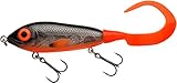 Abu Garcia Svartzonker McMy Tail Jerkbait – Clear High-Impact ABS, Eco-Friendly Weighted, Realistic 3D Effect, Designed in Sweden for Freshwater & Saltwater Fishing, Fegis 17 cm