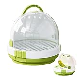 Bird Travel Cage - Carrier - Vogelkäfig, Reisekäfig für Vögel, transparenter Transportkäfig mit Verriegelung, tragbarer Transportbeutel für Vögel