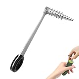 Blumenwickler aus Edelstahl, Piranha-Spiralschneider, Küchenwerkzeuge aus Edelstahl, leicht zu reinigen, geeignet zum Schneiden von Zucchini, Kartoffeln, Gurken, Karotten