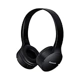 Panasonic RB-HF420B Bluetooth Kopfhörer - On-Ear, Schnellladegerät, bis 50h Akkulaufzeit, leichte und bequeme Kopfhörer mit Sprachsteuerung in Schwarz