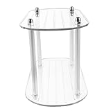 HEALSOPTHY Mehrschichtiges Kosmetikregal Transparente Ablage für Badezimmer und Schlafzimmer Multifunktionales Aufbewahrungsregal aus Langlebigem Material
